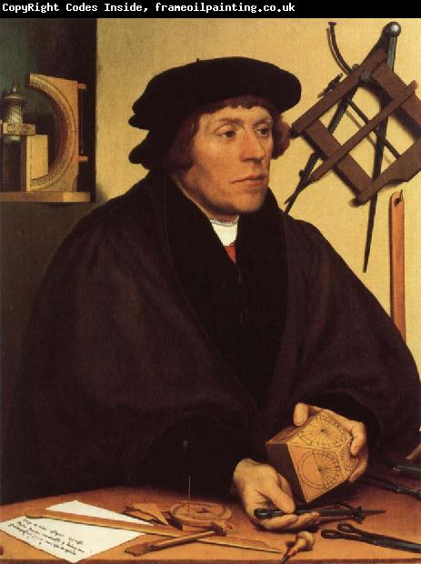 Hans Holbein Portrait of Nikolaus Kratzer